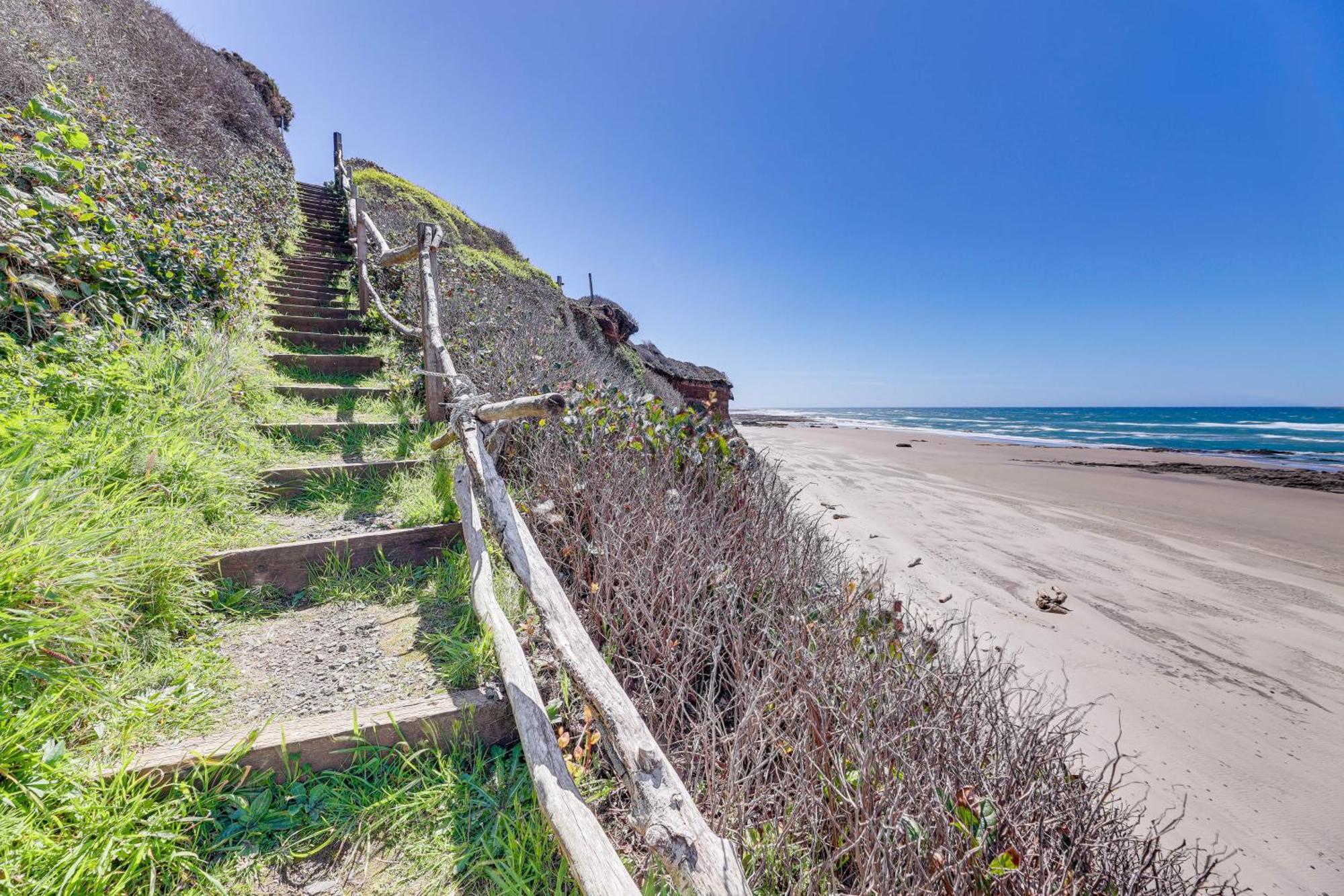 Epic Yachats Escape Oregon Coastline Beach, Views Eksteriør billede